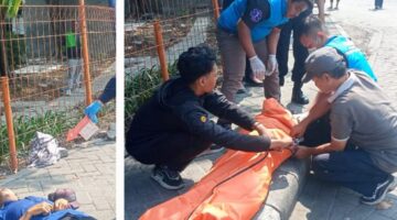 Polsek Waru Gerak Cepat Olah TKP Orang Meninggal di Terminal Bungurasih