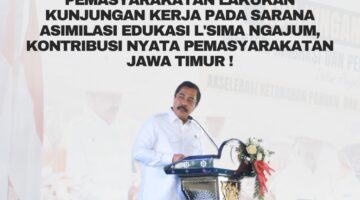 Menteri Imigrasi dan Pemasyarakatan Lakukan Kunjungan Kerja pada Sarana Asimilasi Edukasi L’Sima Ngajum, Kontribusi Nyata Pemasyarakatan Jawa Timur !