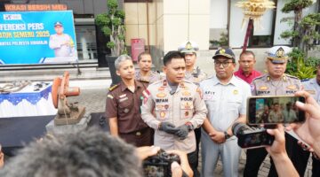 Operasi Patuh Semeru 2025 Polresta Sidoarjo Berhasil Tekan Kecelakaan Hingga 62 persen*