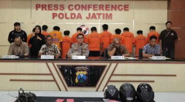 Polda Jatim Ungkap Jaringan Curanmor di 4 Kota Amankan 12 Tersangka*