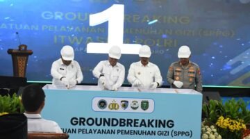 Polri Resmikan Groundbreaking SPPG di Madiun, Dukung Program Makan Bergizi untuk Ribuan Siswa